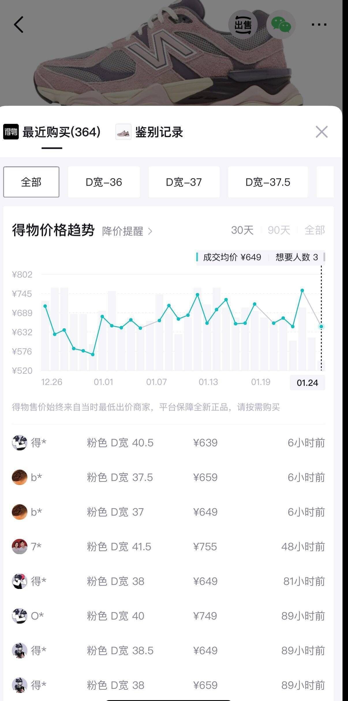 NEW BALANCENB官方男鞋女鞋复古百搭舒适老爹鞋9060系列 粉色/灰色 U9060YSO 38 脚长23.5CM